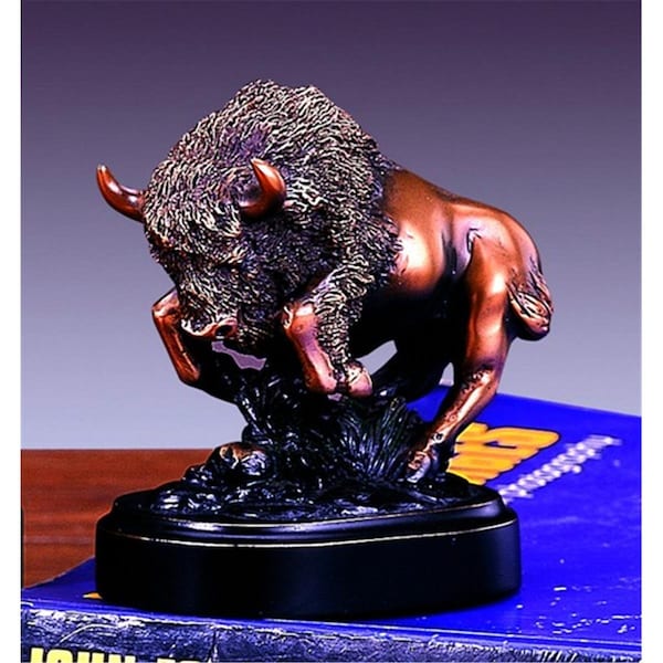 Marian Imports F Buffalo Bronze Plated Resin Sculpture MA358000 - main